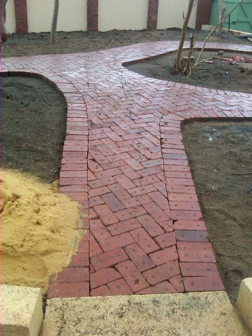 brick pathway