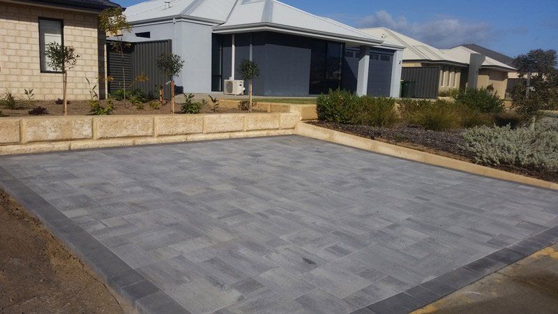 pavers completed