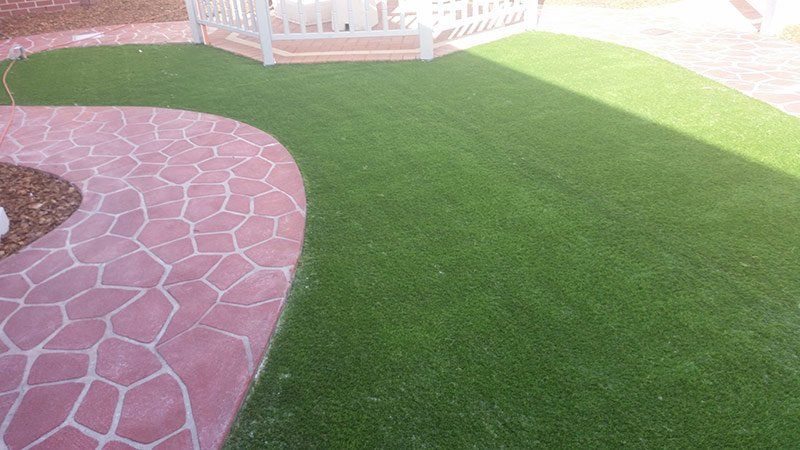pathway with grass