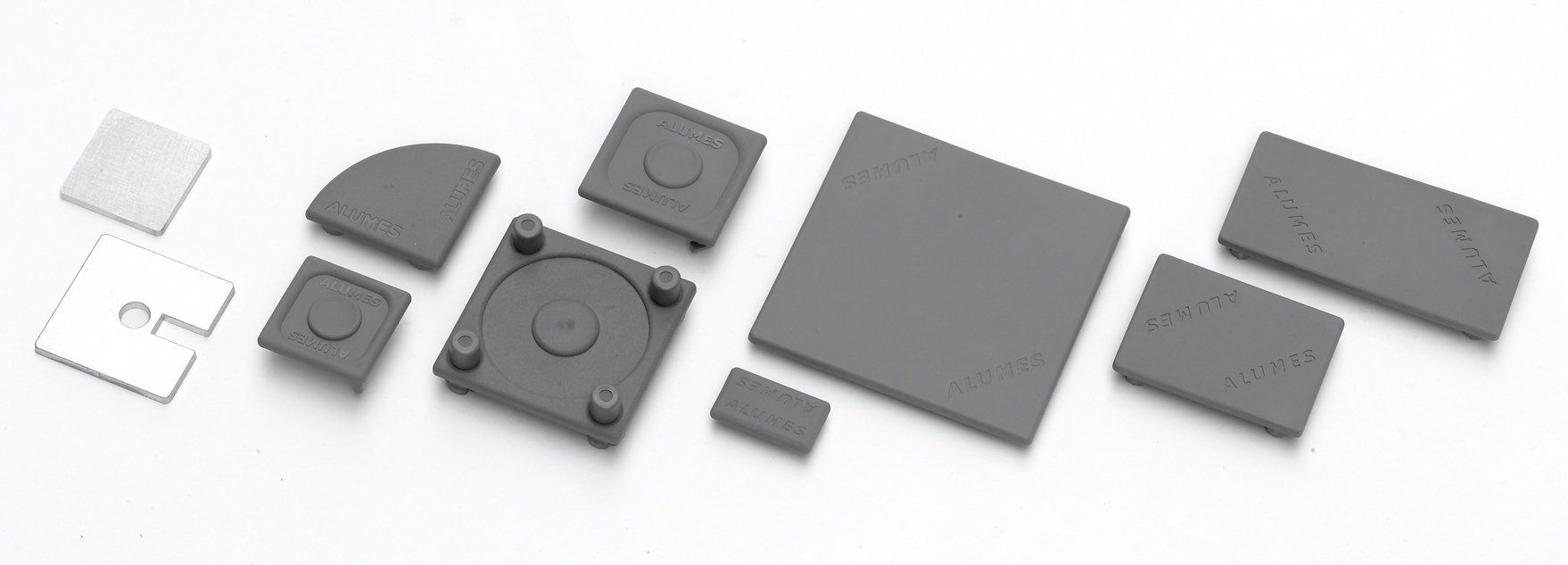 afdekplaatjes-aluminium voor systeemprofielen