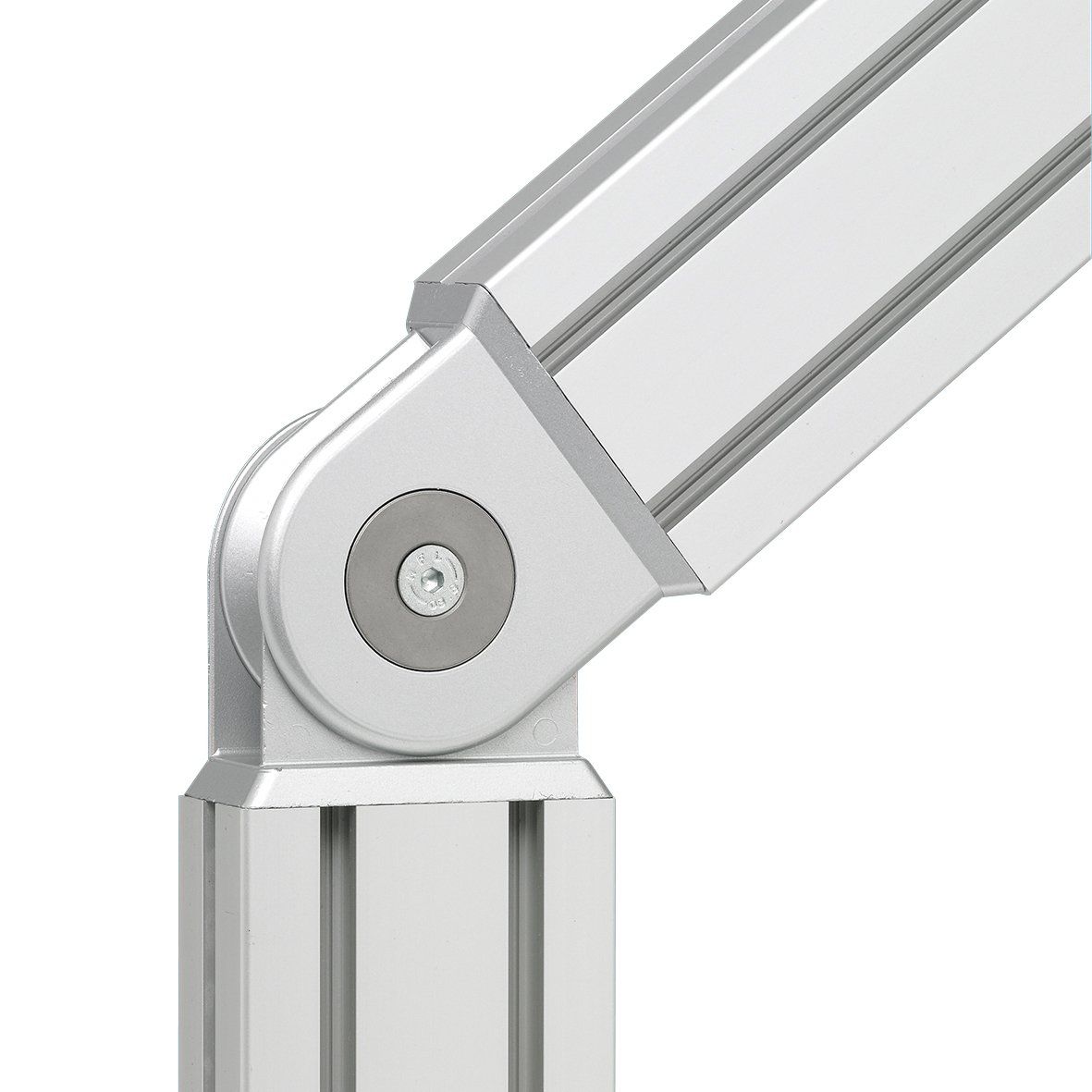 gewrichtscharnier alumes voor aluminiumprofiel 45x90 en voor systeemprofielen