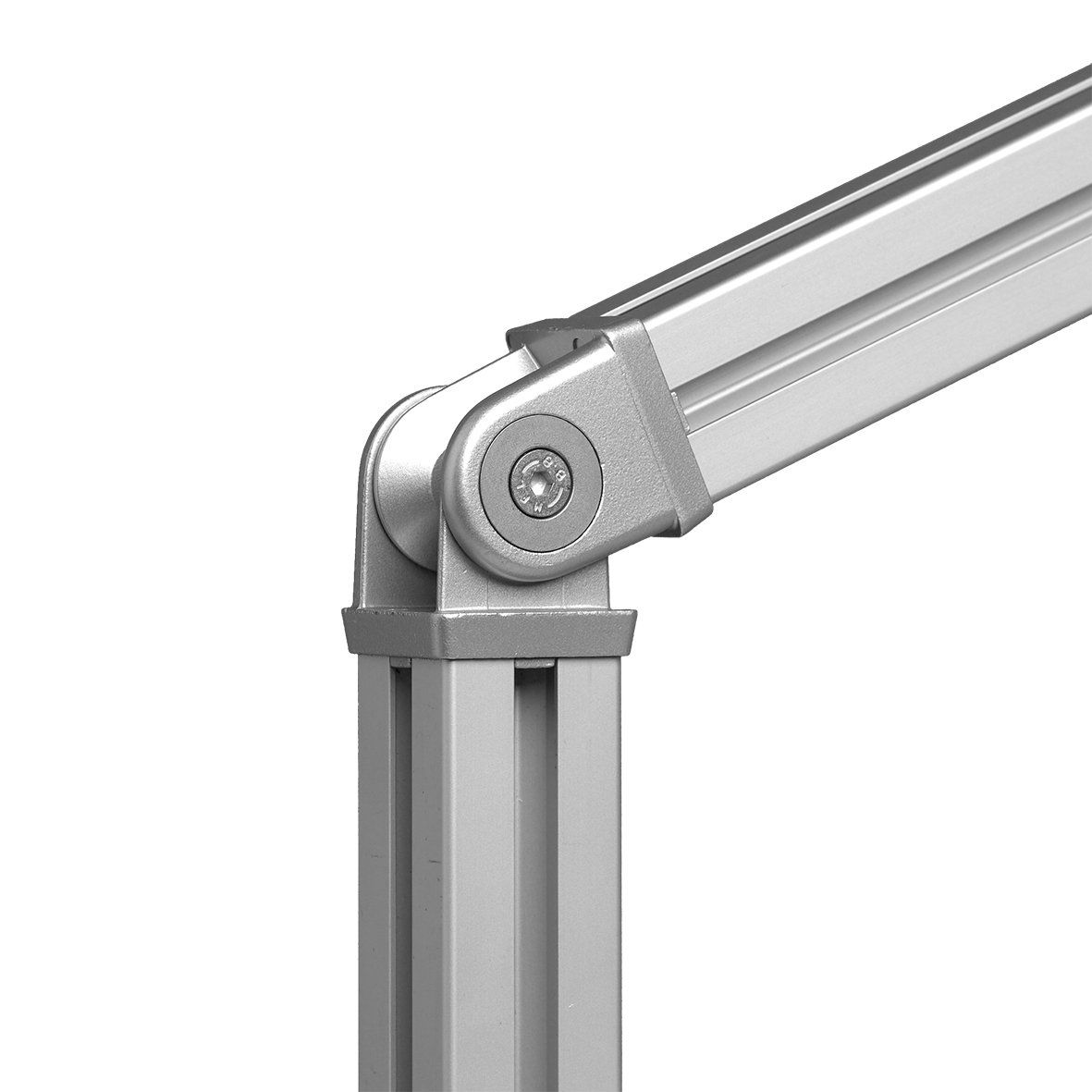 gewrichtscharnier voor aluminiumprofiel 45x45 Alumes voor systeemprofielen