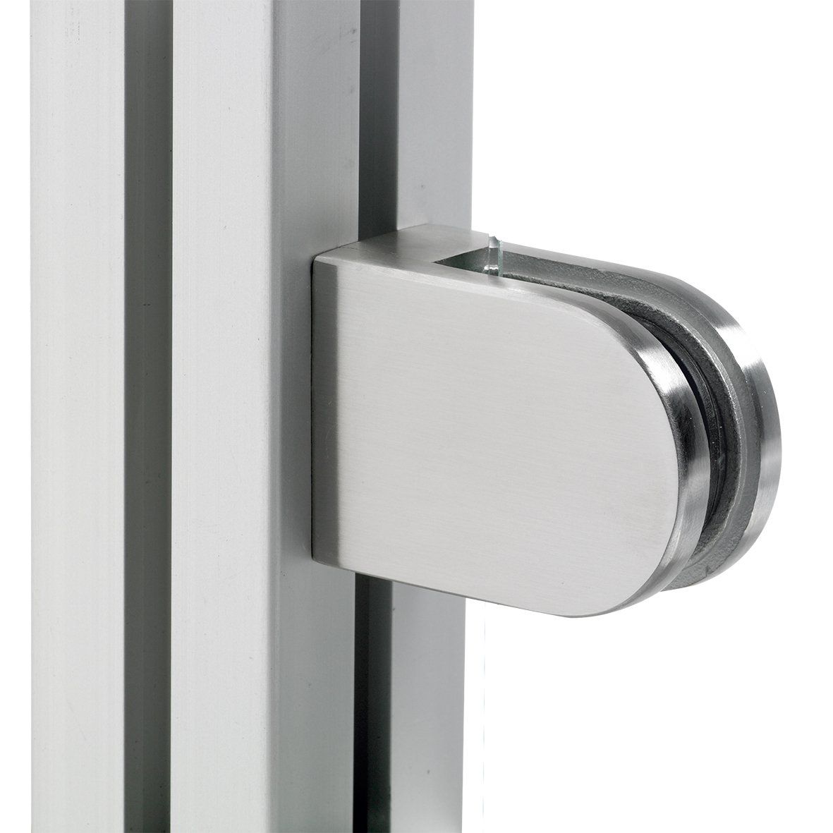 glasklem inox voor aluminiumprofielen-systeemprofielen