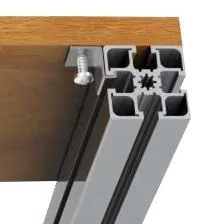 Alumes haakje voor bevestiging panelen - systeemprofielen