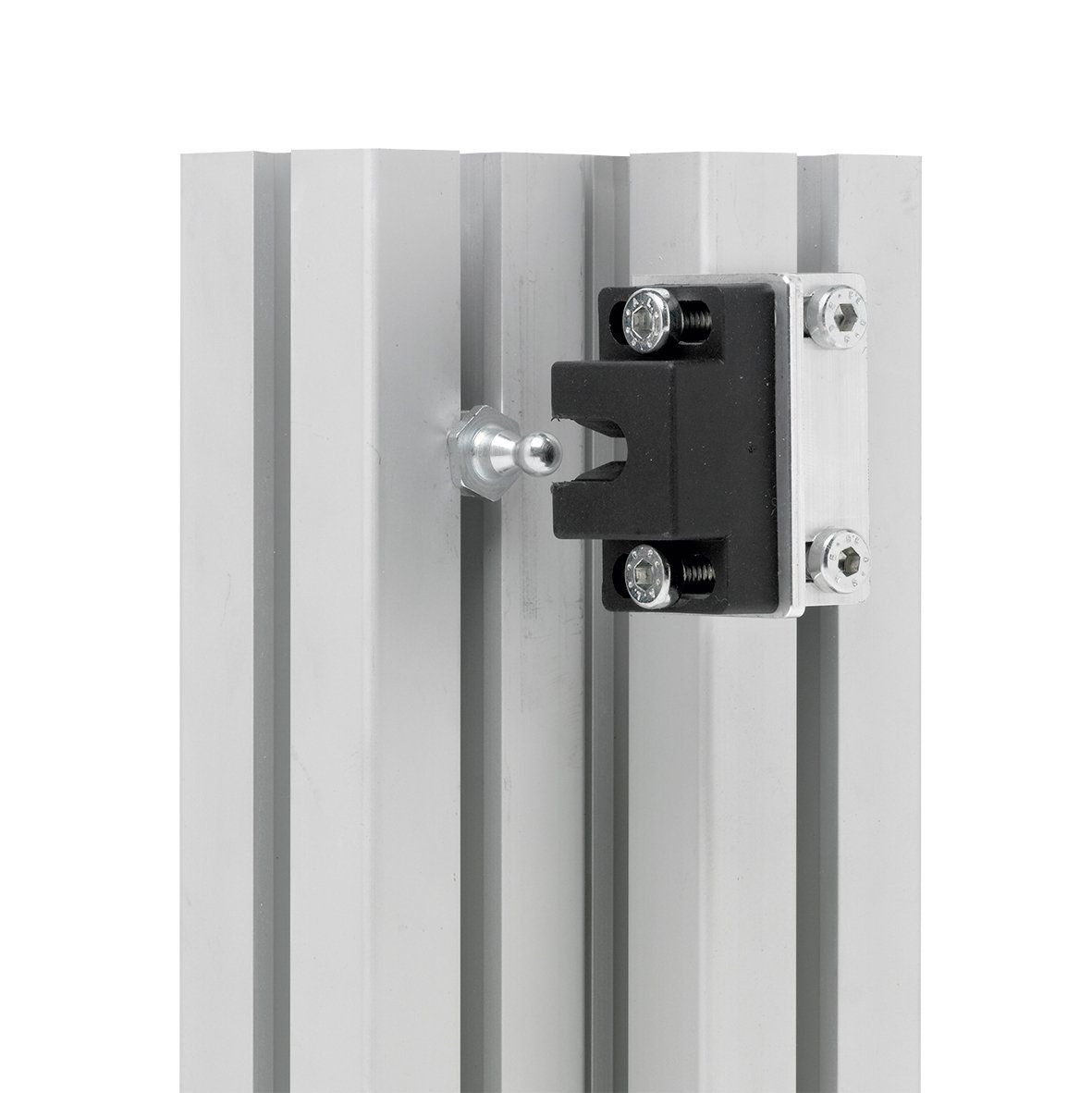kogelslot voor opbouw op aluminiumprofiel en systeemprofielen