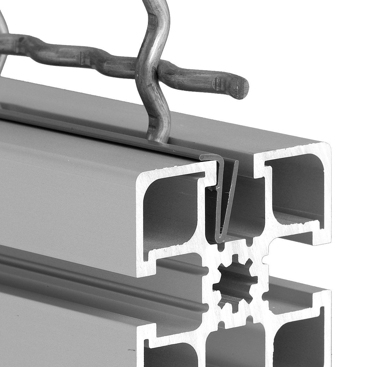 Verzinkte netten voor in aluminiumprofielen en voor systeemprofielen