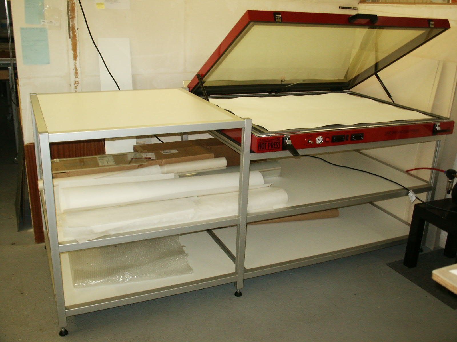 Werktafel op maat  in aluminiumprofielen