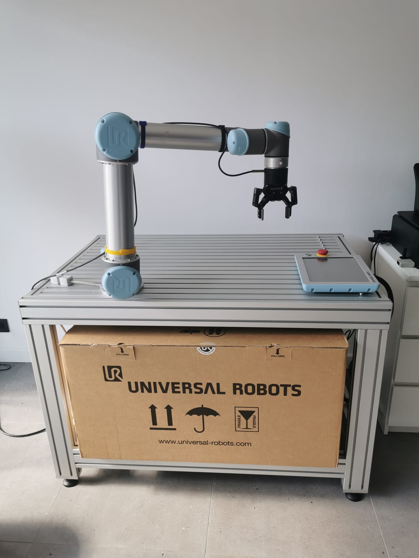 werktafel in aluminiumprofielen
