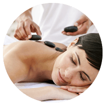 Hot stone massage