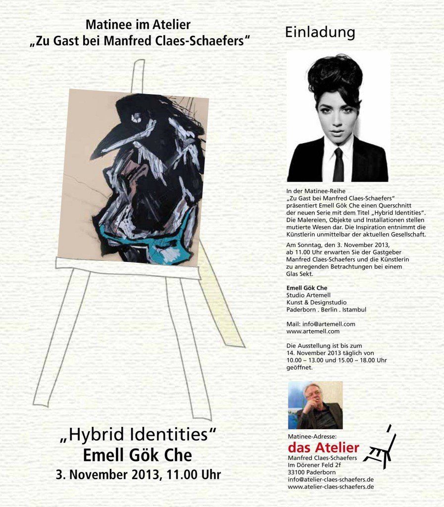 Ein Poster für hybride Identitäten Emell Gok Che