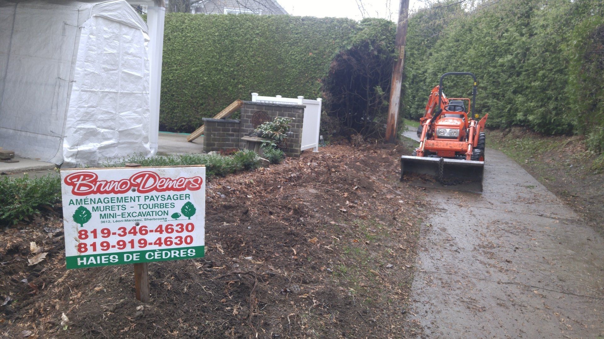 bruno demers paysagiste travaux d'excavation et d'aménagement paysager