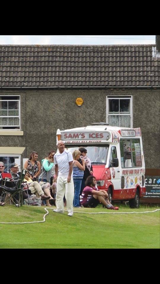 parked ice cream van