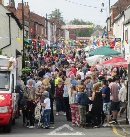 ice cream van at a public event