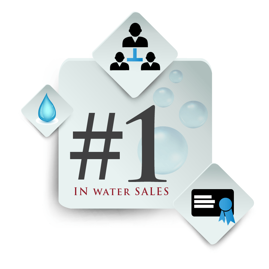 #1 in Water Sales Icon