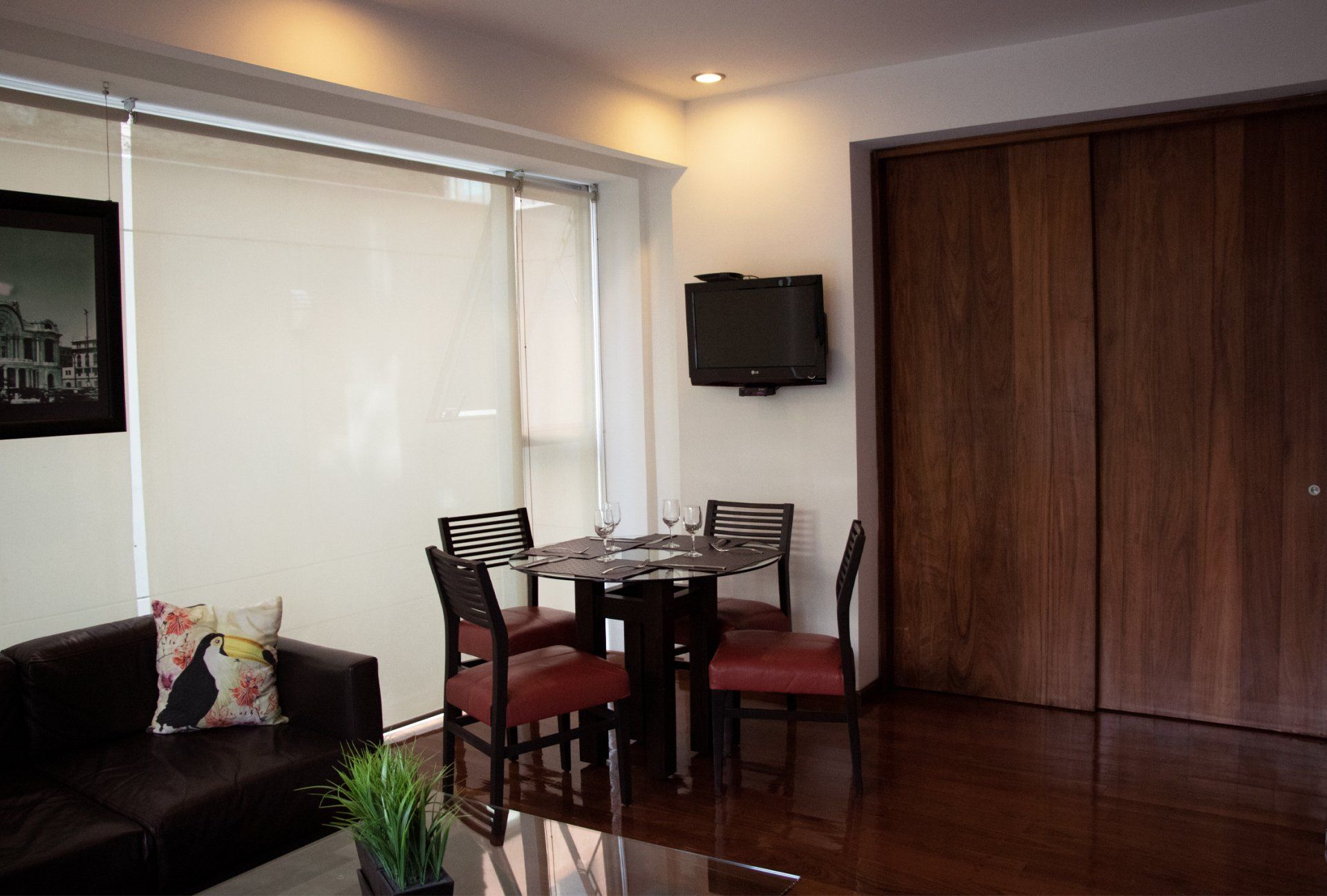 Foto sala hotel suite cdmx