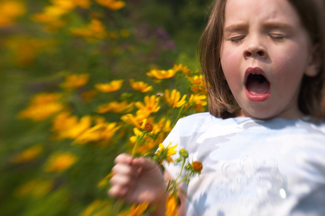 sneezing