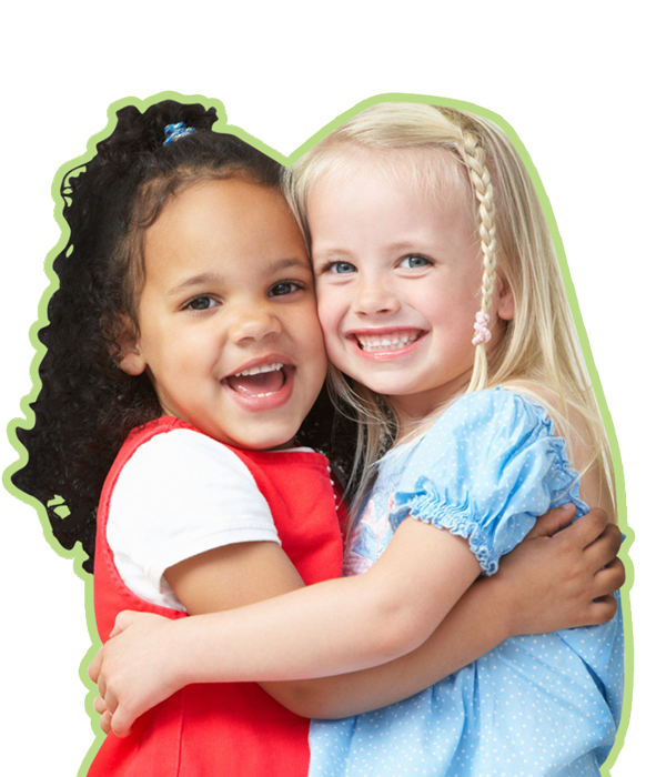 Two Little Girls Hugging — Chicago, IL — Star Kids Math & Science Academy Two Little Girls Hugging — Chicago, IL — Star Kids Math & Science Academy