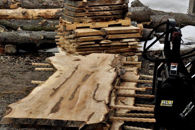 Wood for live edge furniture