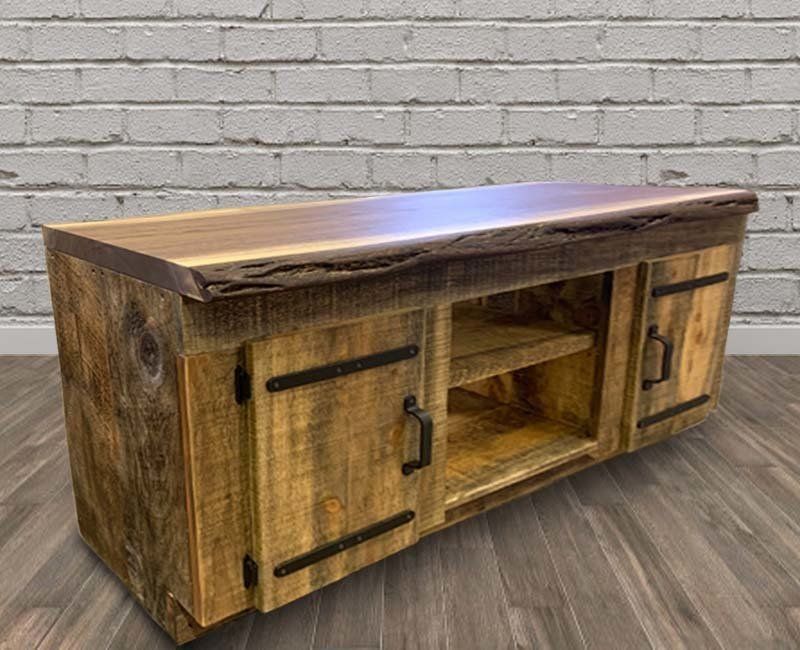 Rustic Credenza live edge Credenza cabinet