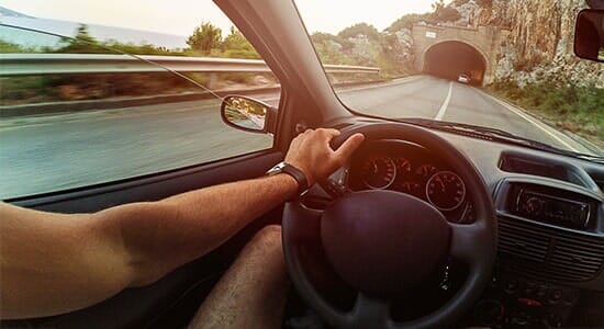Man testing the speed of his car — Car Audio in Lemoyne, PA Man testing the speed of his car — Car Audio in Lemoyne, PA