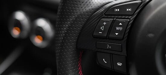 Close up shot of a steering wheel — Car Audio in Lemoyne, PA Close up shot of a steering wheel — Car Audio in Lemoyne, PA