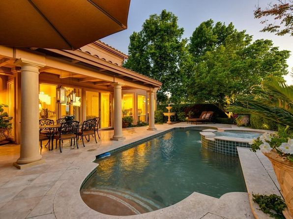 Charming backyard with a pristine pool. Explore properties in Rocklin Real Estate with Sonia Immers