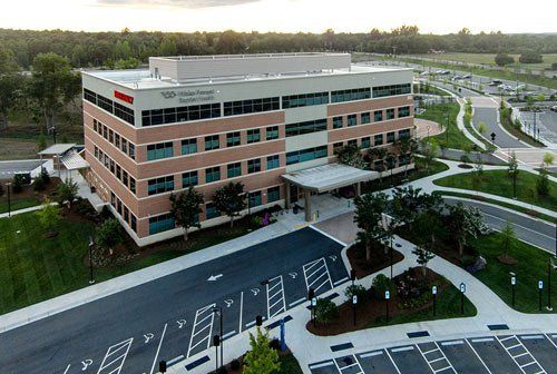 Commercial Parking Lot — Greensboro, NC — Central Carolina Concrete, LLC