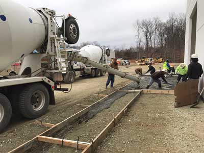 Workers Working — Greensboro, NC — Central Carolina Concrete, LLC