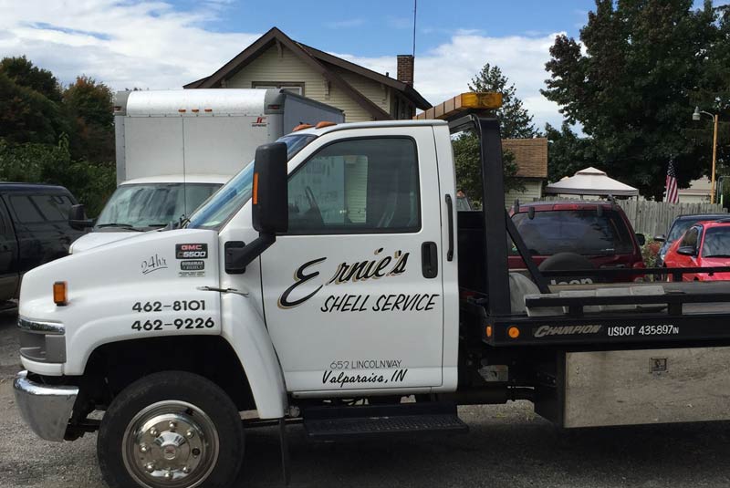 Ernie's Shell Service Towing Truck - towing in Valparaiso, IN Ernie's Shell Service Towing Truck - towing in Valparaiso, IN
