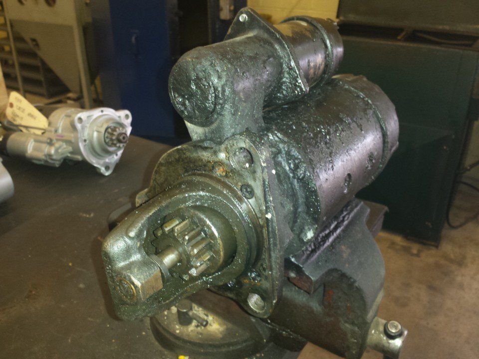 Image of a car alternator before rebuild — Canton, OH — Northern Mobile Electric