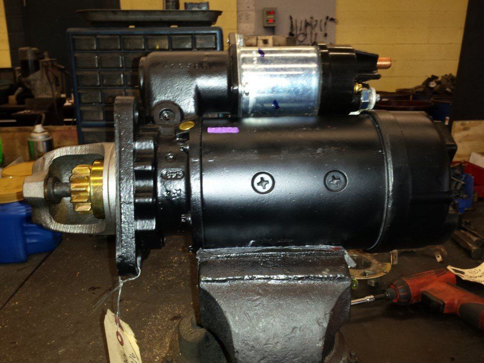Newly rebuild and painted car alternator — Canton, OH — Northern Mobile Electric