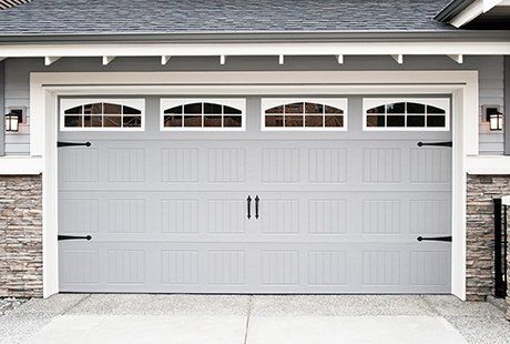 Garage Door — Grey Garage Door in Chesapeake, VA Garage Door — Grey Garage Door in Chesapeake, VA