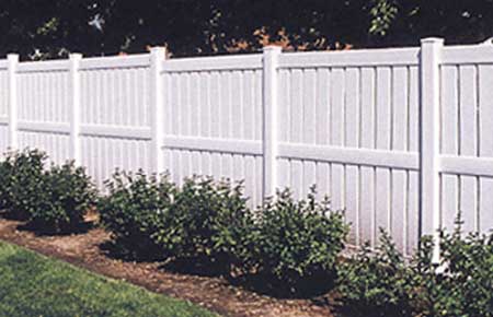 Vinyl Fence In The Garden — Riverside, CA — Elrod Fence Co