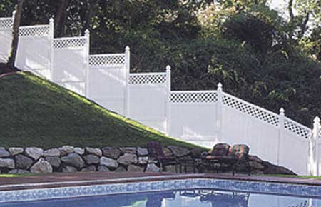Vinyl Railing Outdoor — Riverside, CA — Elrod Fence Co