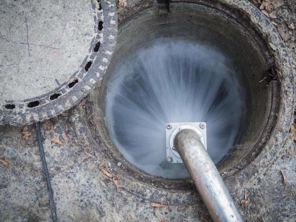 sewer line cleaning