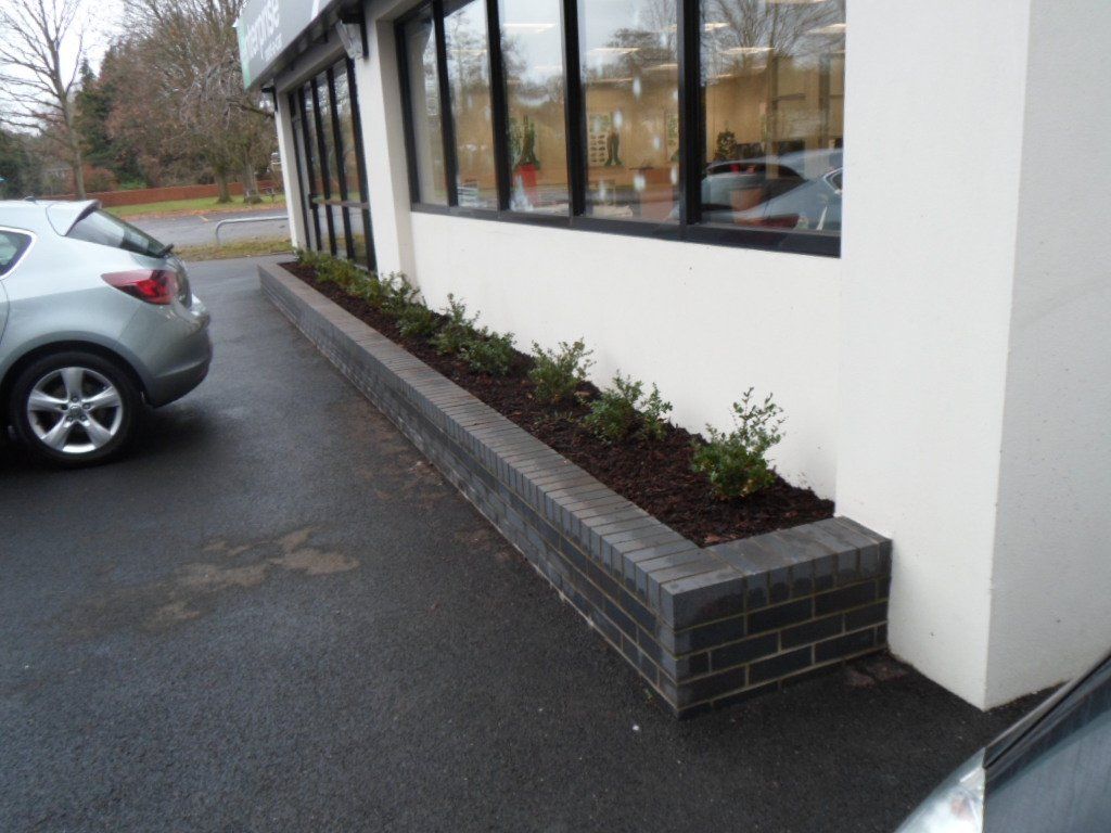 planted raised bed