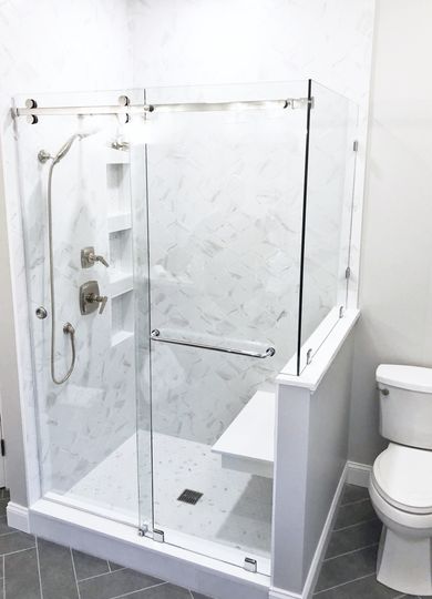 frameless showers