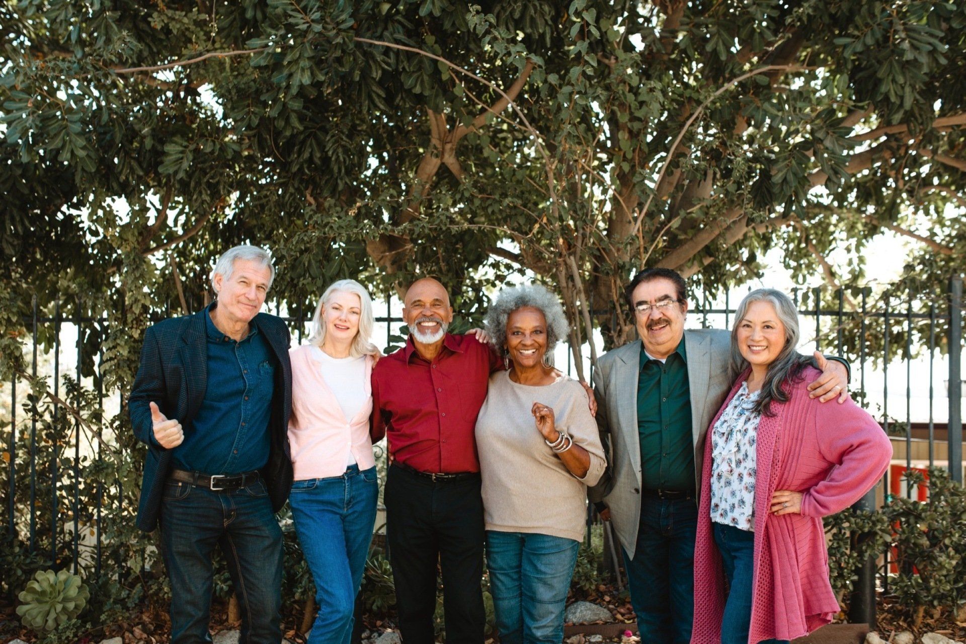 group of retirees