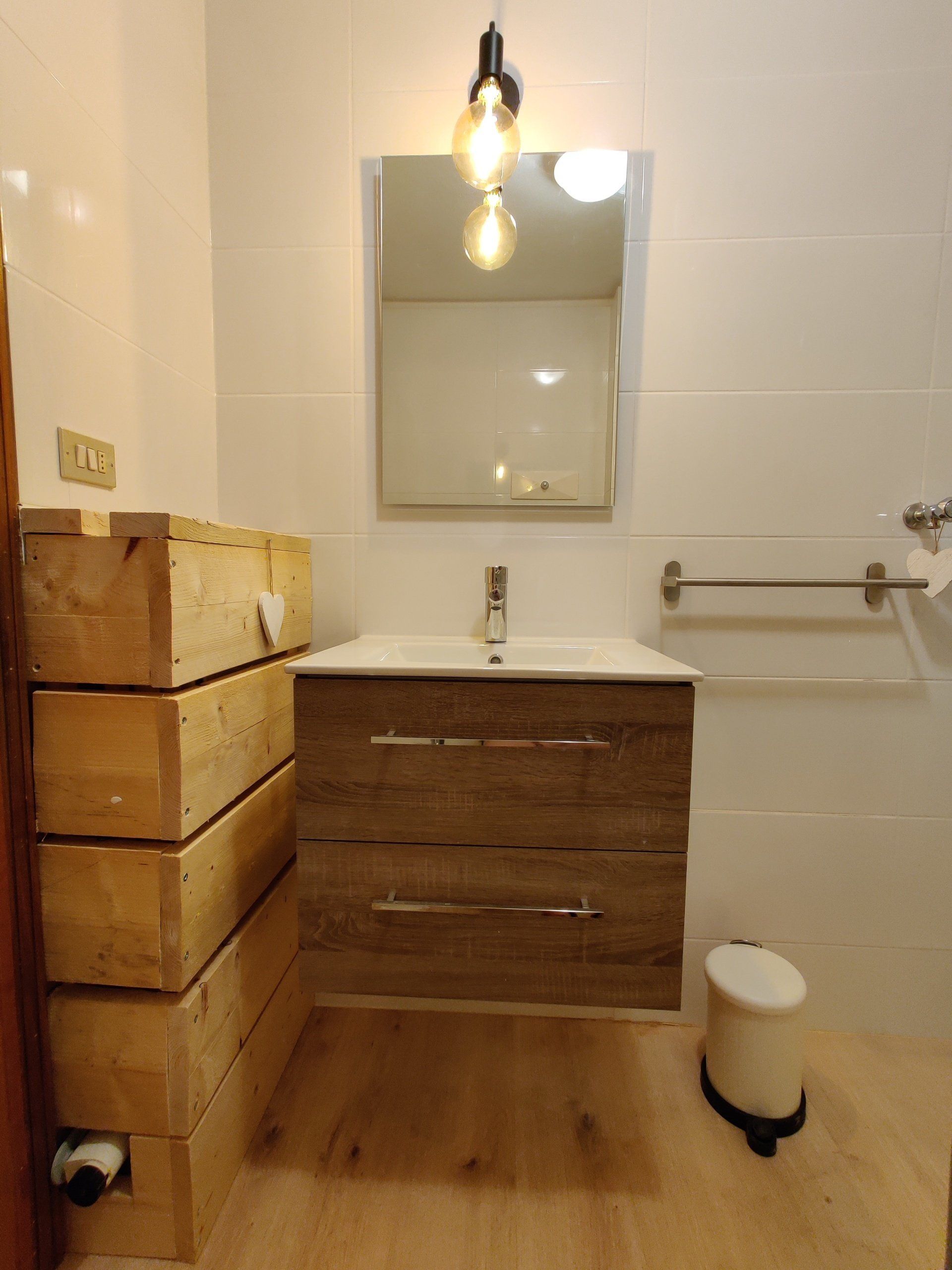 The sink in the living room