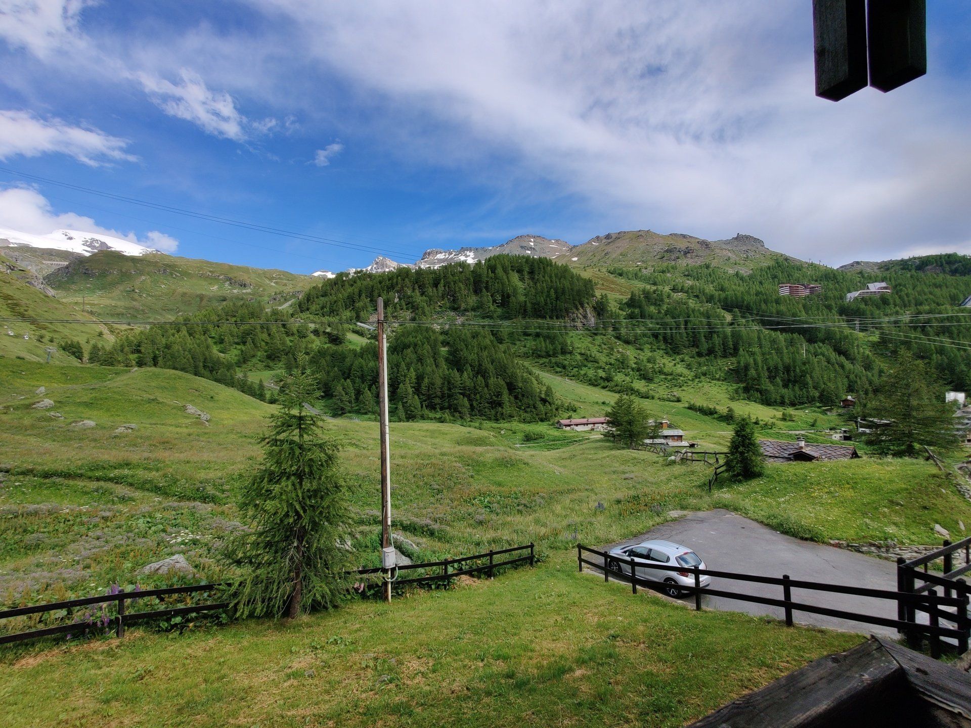 The mountains in summer