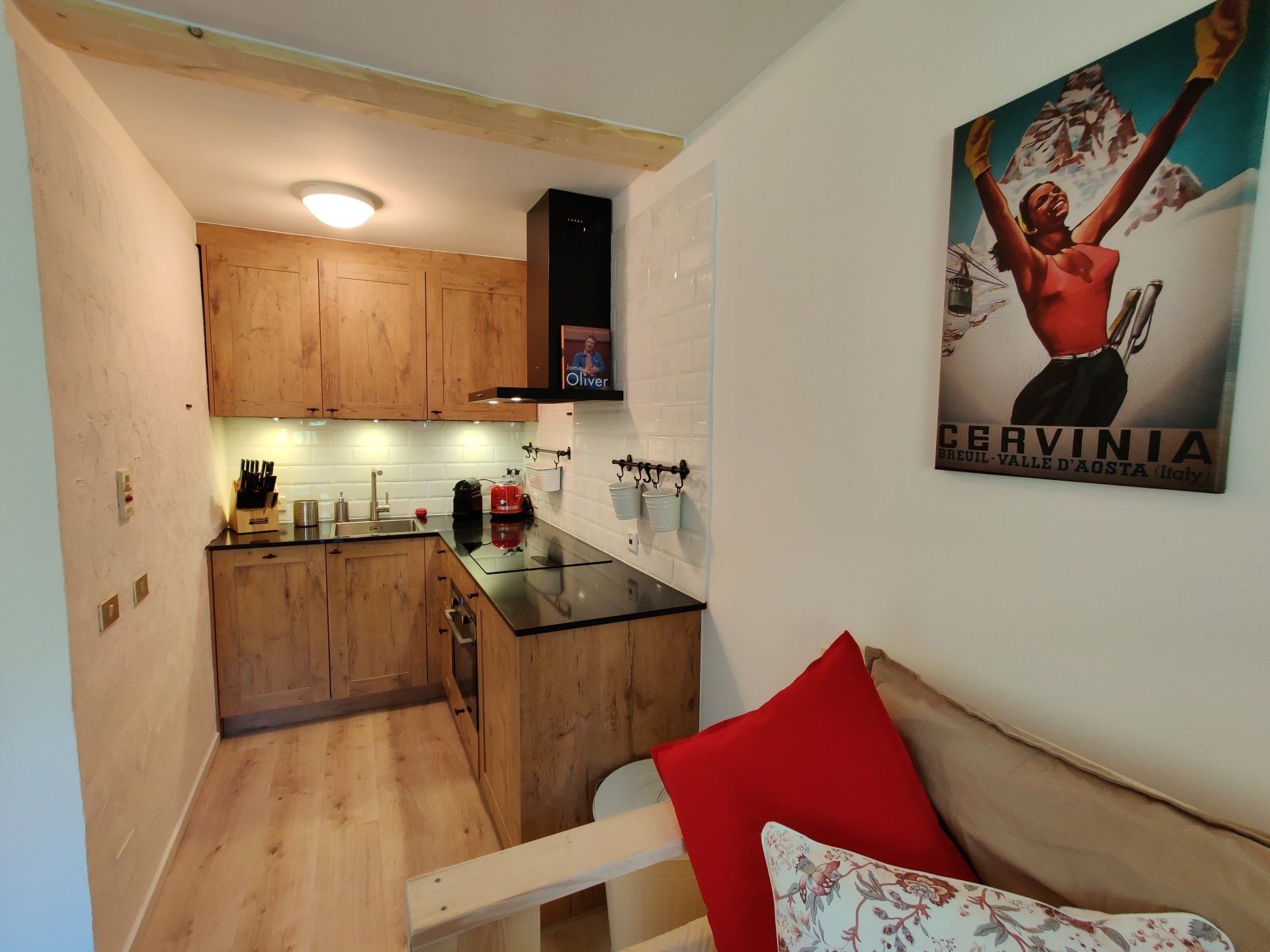 overview of the kitchen