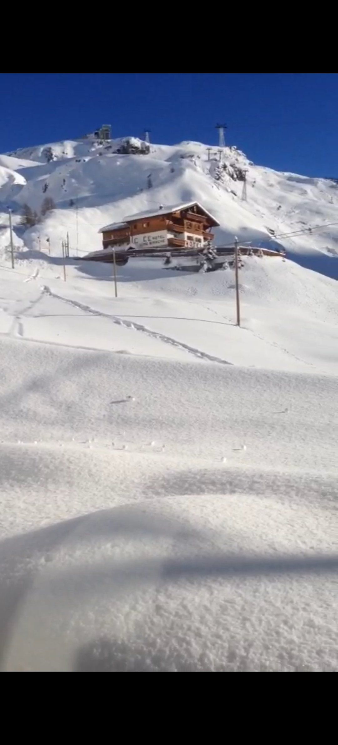 The slopes in Cervinia