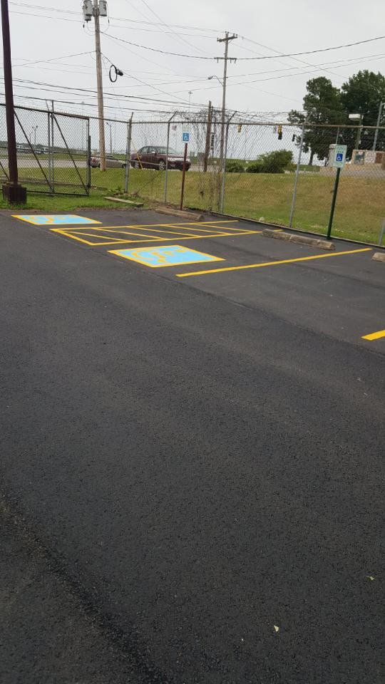 PWD Project Gallery — Parking Yellow Strip in Memphis, TN