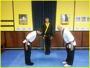 Showing respect is the first lesson in martial arts Martial Arts