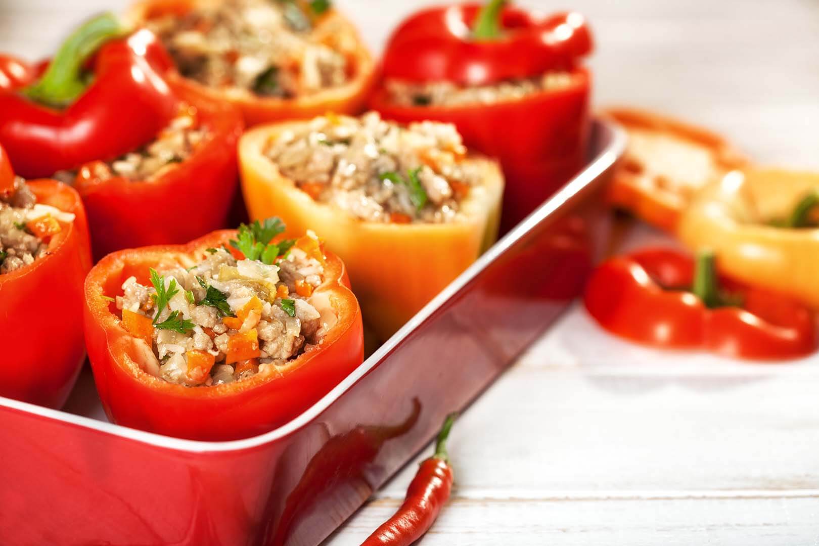 Recept Gezonde Gevulde Paprika's Gewichtsbeheersing van A tot Z