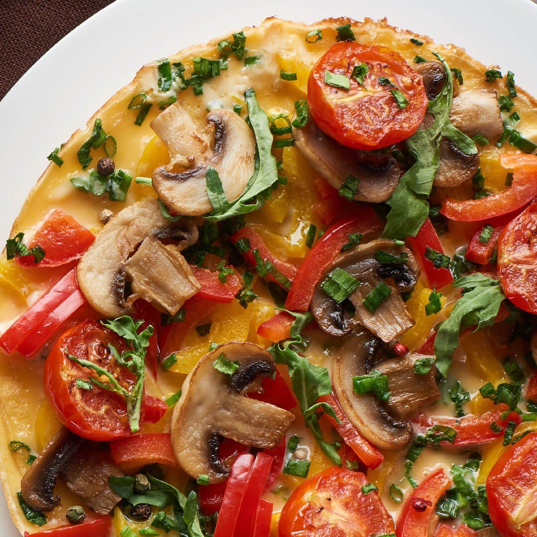Recept Koolhydraatarme Omelet Pizza Gewichtsbeheersing van A tot Z