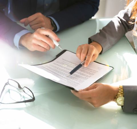 Attorney Discussing With Client — Oklahoma City, OK — Murphy & Murphy Attorneys Attorney Discussing With Client — Oklahoma City, OK — Murphy & Murphy Attorneys