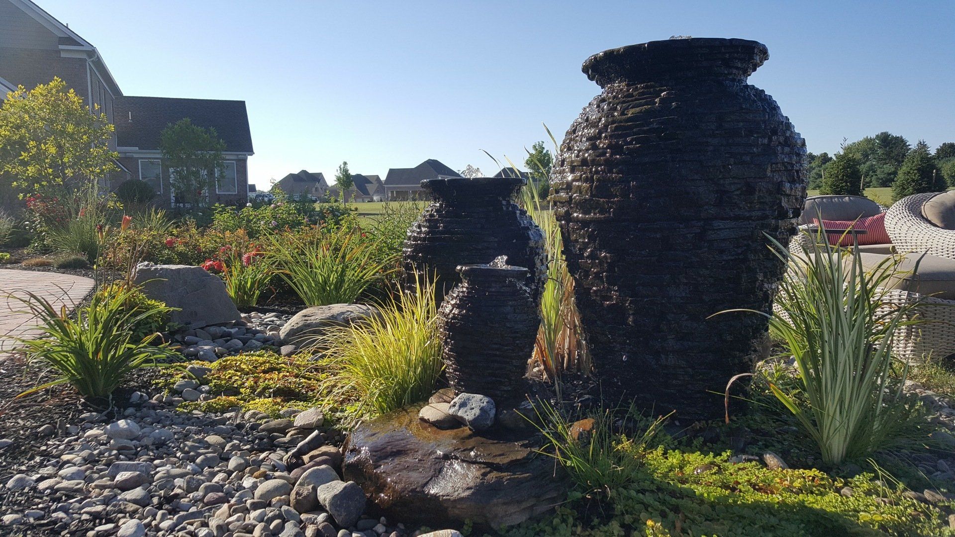 Antique Water Fountain — Red Lion, PA — Garden Creations LLC