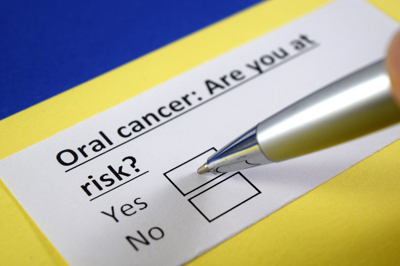 Dental examination form
