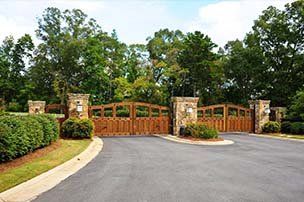 Driveways - Two Driveways With Gates Closed in Fredericksburg, VA Driveways - Two Driveways With Gates Closed in Fredericksburg, VA